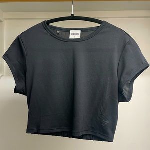 GYMSHARK Cropped Mesh Tee S